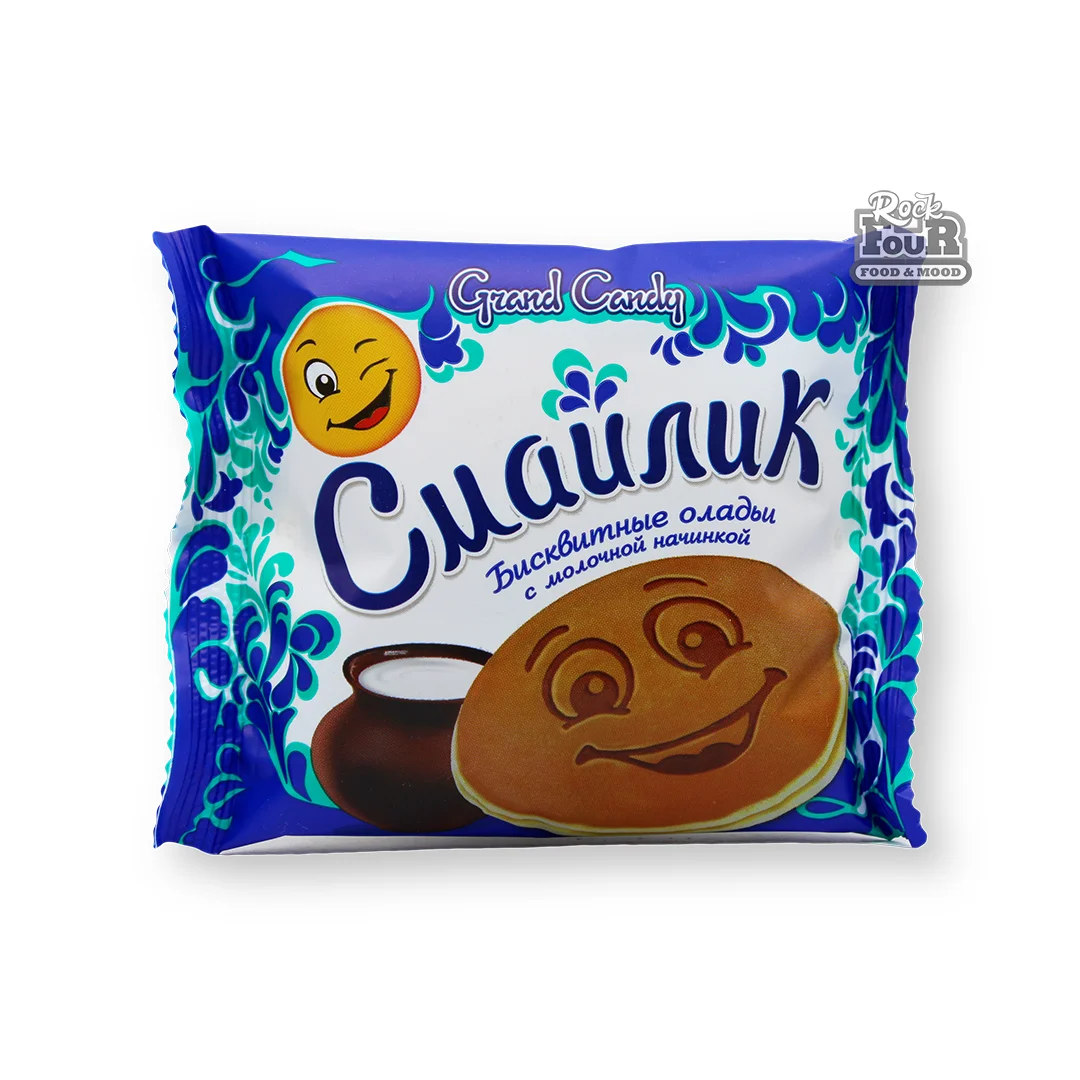 Sponge pancakes "Grand Candy Smiley" with milk filling 40g
